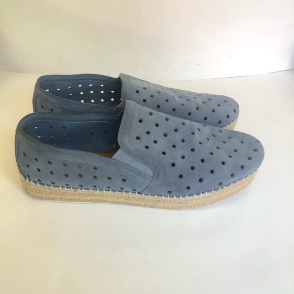 Steve Madden Women’s Widmer Suede Espadrille Platform Perforated Sneaker Size 11 - Picture 3 of 15